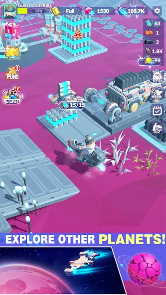 Space Survivor - Star Pioneer [MOD: безлимитные ресурсы и энергия] Screenshot 5