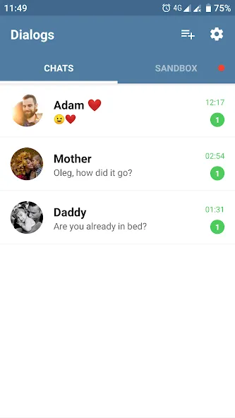 Fake Chat Messenger — TeleFake [MOD: реалистичные фейковые переписки без ограничений] Screenshot 1