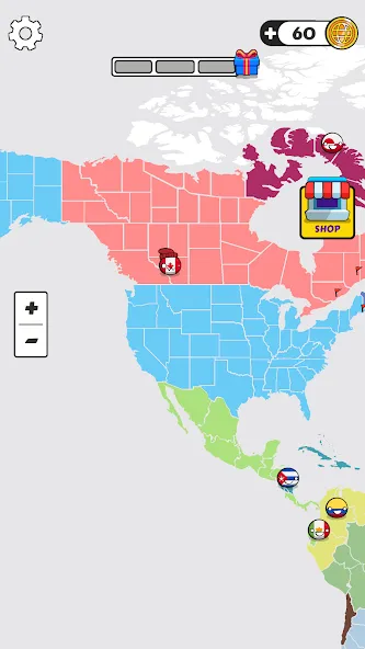 Country Balls: World War [MOD: безлимитные ресурсы и усиленная армия] Screenshot 3