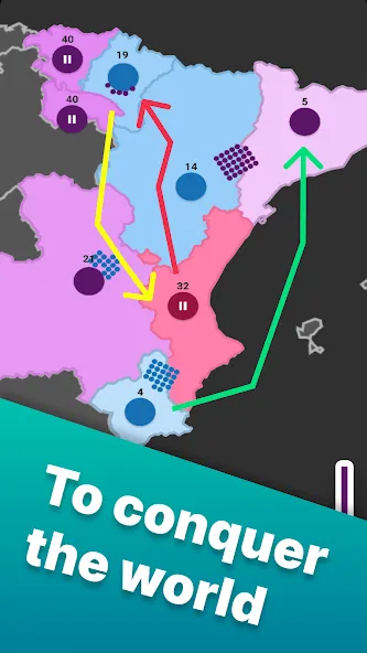 Territory games: tactics war [MOD: безлимитные ресурсы и мощная армия] Screenshot 2