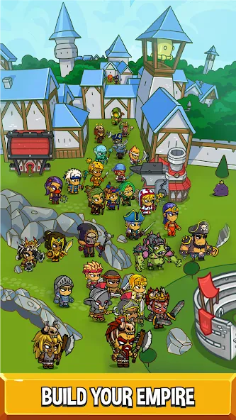 Five Heroes: The King's War [MOD: безлимитные ресурсы и усиленные герои] Screenshot 1
