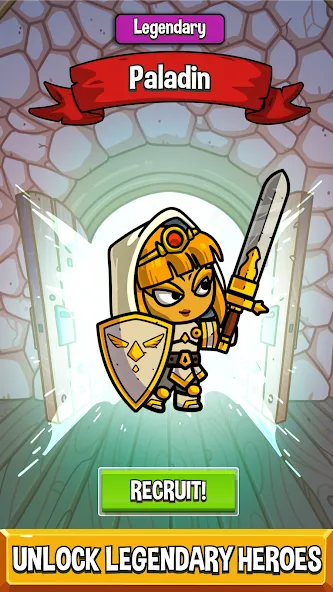 Five Heroes: The King's War [MOD: безлимитные ресурсы и усиленные герои] Screenshot 3