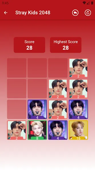 Stray Kids 2048 Game [MOD: разблокированы все участники и режимы] Screenshot 4