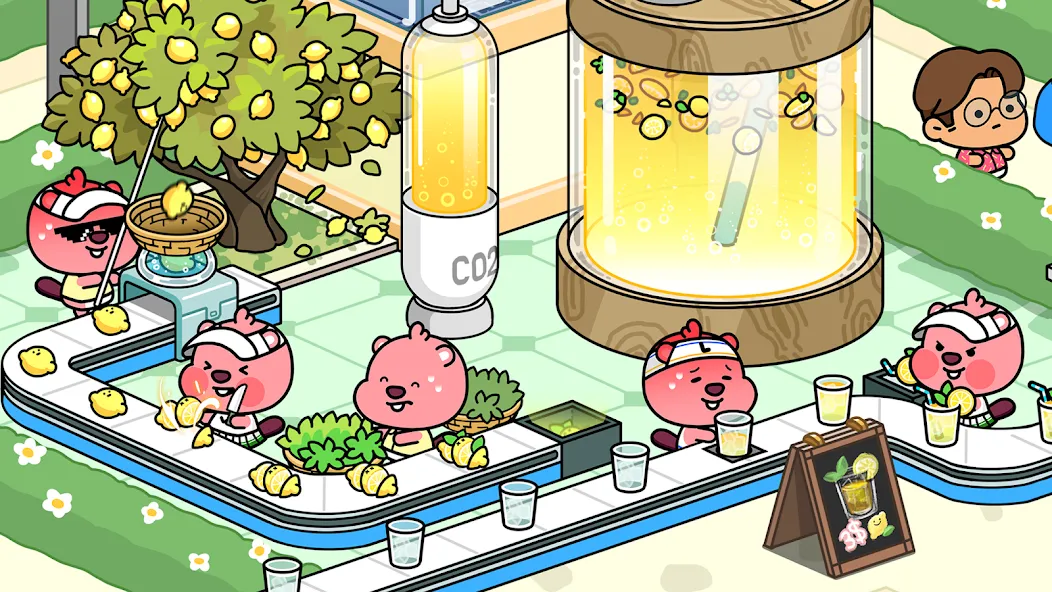 Zanmang Loopy : Idle Tycoon [MOD: безлимитные деньги и алмазы] Screenshot 3