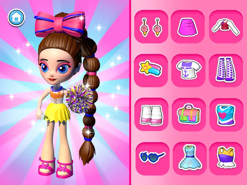 Doll Unbox! Fun Unboxing Games [MOD: безлимитные деньги и все куклы открыты] Screenshot 5