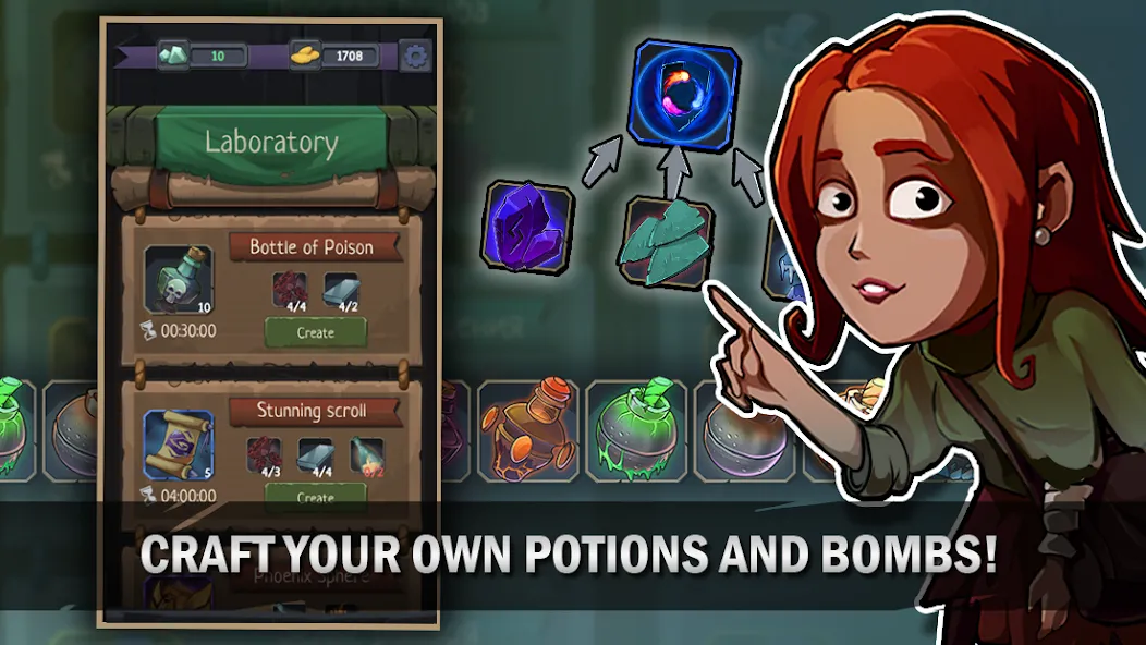 Order of Fate - Roguelike RPG [MOD: безлимитные ресурсы и усиленные герои] Screenshot 3