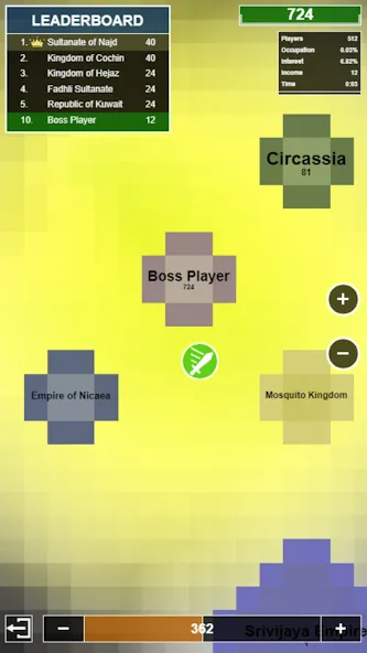 Territorial.io [MOD: безлимитная территория и быстрый захват] Screenshot 1