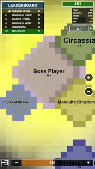 Territorial.io [MOD: безлимитная территория и быстрый захват] Screenshot 2