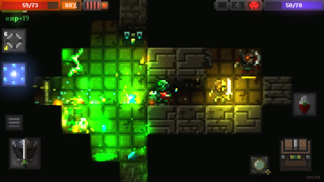 Caves (Roguelike] [MOD: бессмертие и бесконечные ресурсы] Screenshot 2