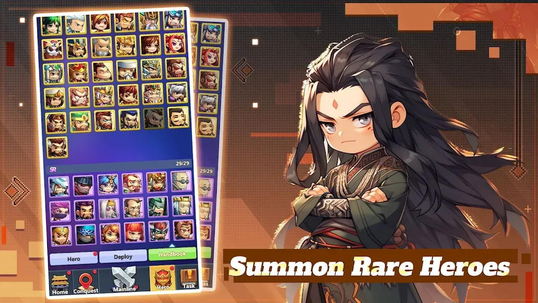Mini Heroes: Summoners War [MOD: безлимитные деньги и алмазы] Screenshot 2