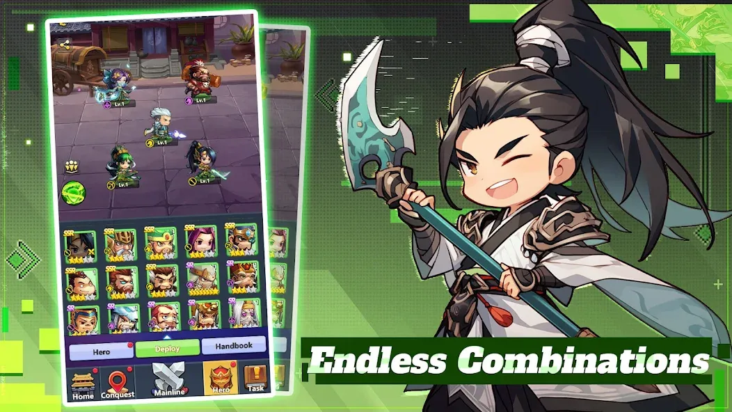 Mini Heroes: Summoners War [MOD: безлимитные деньги и алмазы] Screenshot 3