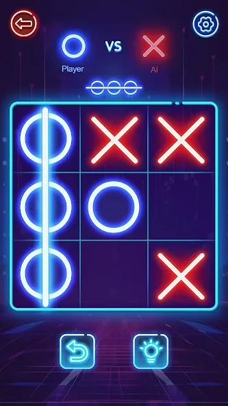 OX Game - XOXO · Tic Tac Toe [MOD: открыты все режимы и темы] Screenshot 1