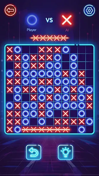 OX Game - XOXO · Tic Tac Toe [MOD: открыты все режимы и темы] Screenshot 4