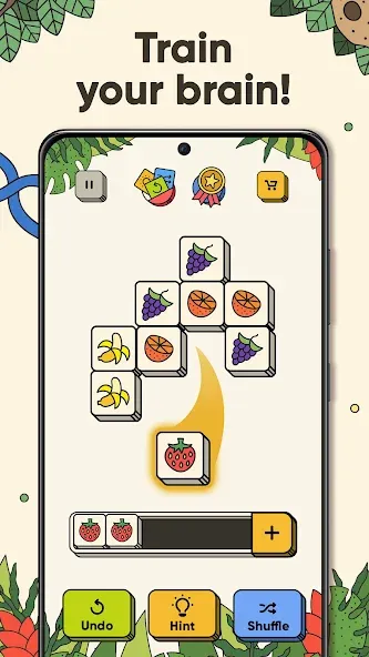 3 Tiles - Tile Matching Games [MOD: безлимитные подсказки и жизни] Screenshot 2