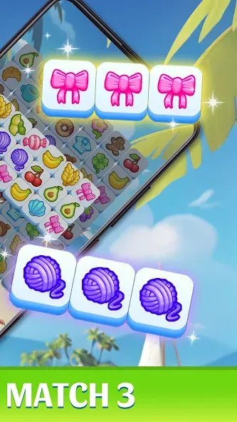 Tile Match Master - Classic [MOD: безлимитные подсказки и жизни] Screenshot 3