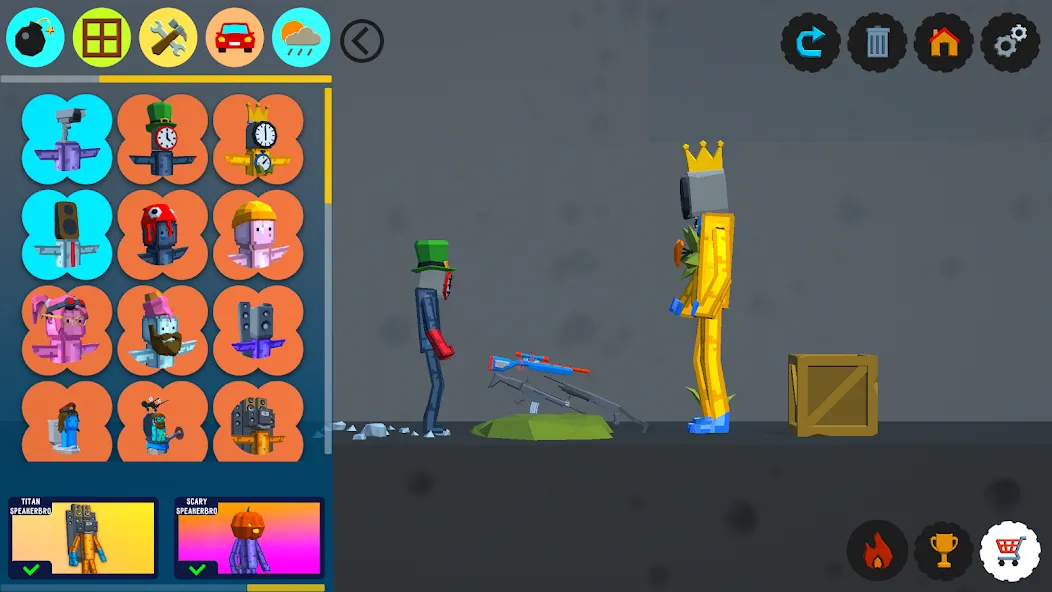 Playground 3D [MOD: много денег и всё открыто] Screenshot 1