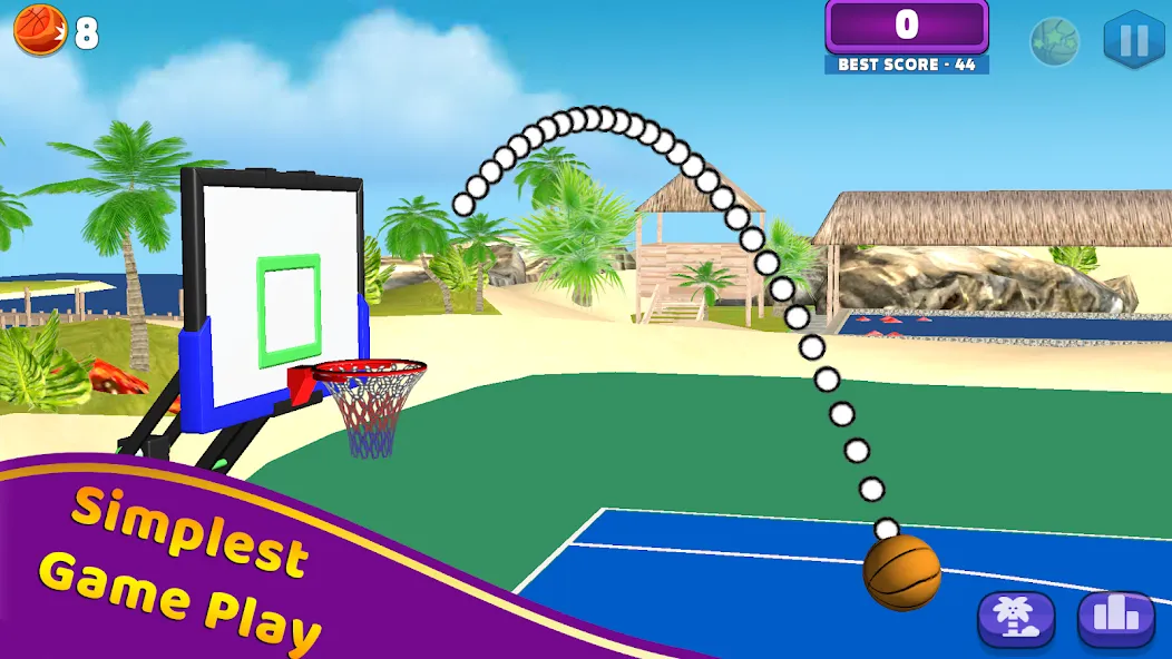 Shoot Challenge Basketball [MOD: безлимитные деньги и мячи] Screenshot 1