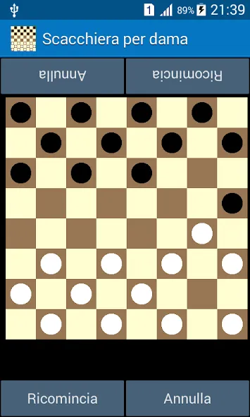 Italian Checkers - Dama [MOD: открыты все режимы и уровни] Screenshot 1