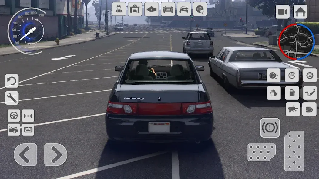 Drift 2110: Russian Tuning VAZ [MOD: безлимитные деньги и тюнинг] Screenshot 2