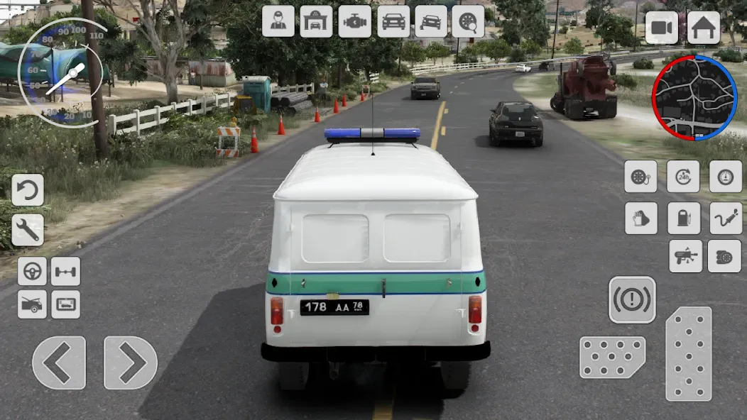 UAZ Loaf: Special vehicle 4x4 [MOD: безлимитные деньги и топливо] Screenshot 2