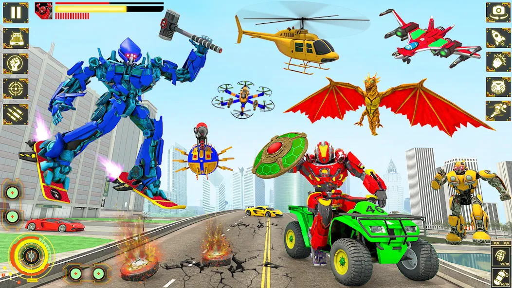 Snake Car Robot Transformation [MOD: много денег и все машины открыты] Screenshot 5