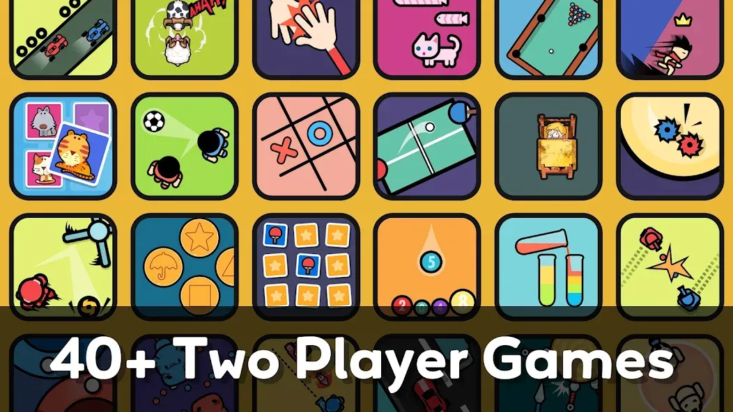 Two Player Games: 2 Player Joy [MOD: разблокированы все игры и режимы] Screenshot 1