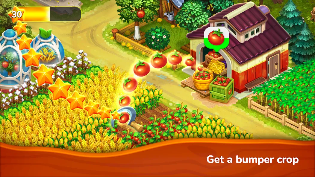 Farmington – Farm game [MOD: безлимитные монеты и ресурсы] Screenshot 3