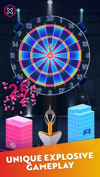 Darts of Fury [MOD: безлимитные деньги и все разблокировано] Screenshot 2