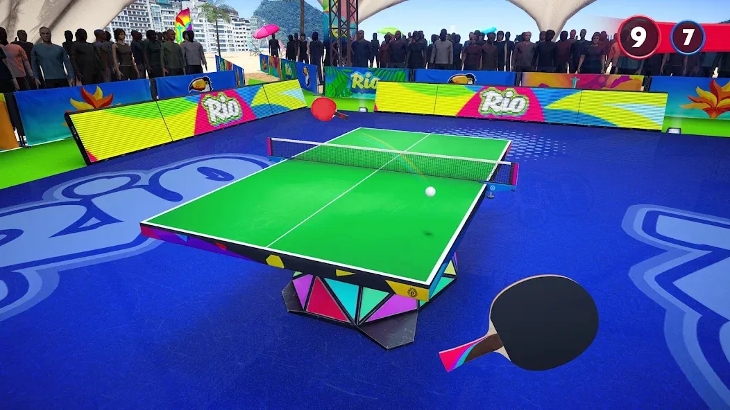 Ping Pong Fury [MOD: безлимитные деньги и энергия] Screenshot 2