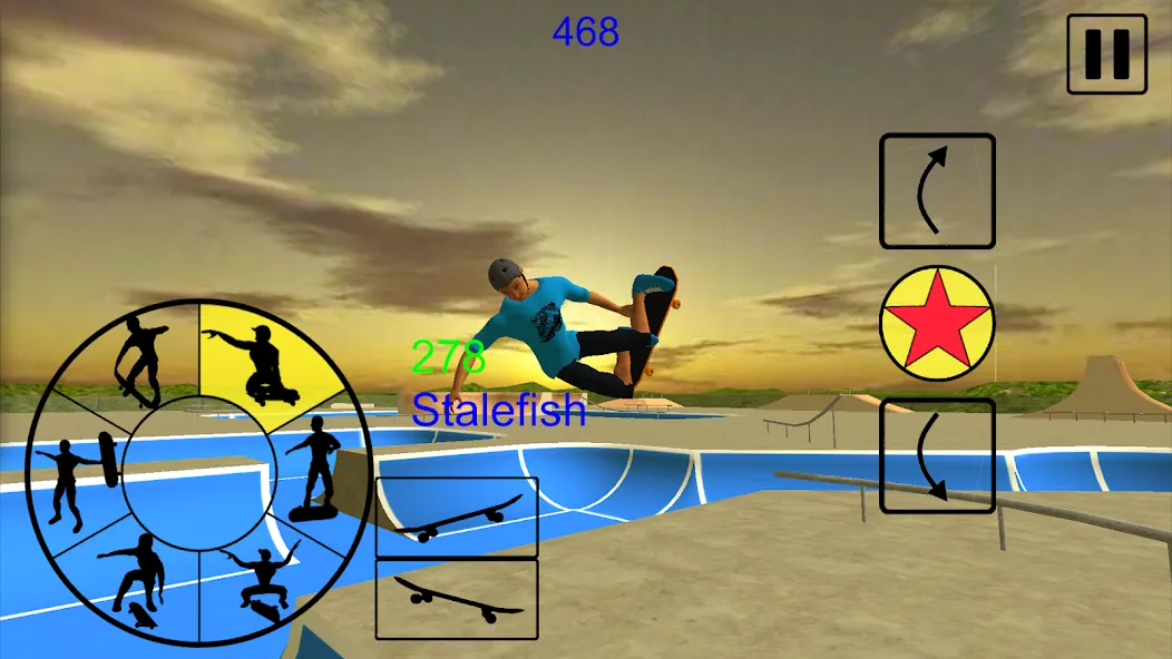 Skating Freestyle Extreme 3D [MOD: безлимитные деньги и все трюки открыты] Screenshot 4