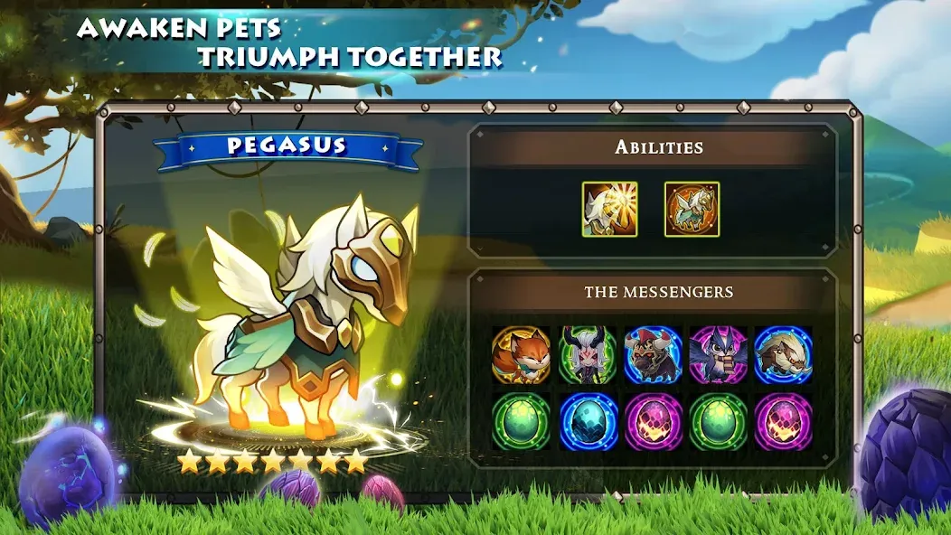 Soul Hunters [MOD: безлимитные ресурсы и мощные герои] Screenshot 2