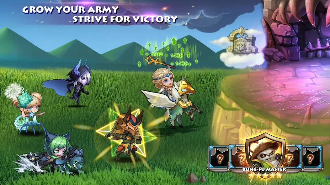 Soul Hunters [MOD: безлимитные ресурсы и мощные герои] Screenshot 3