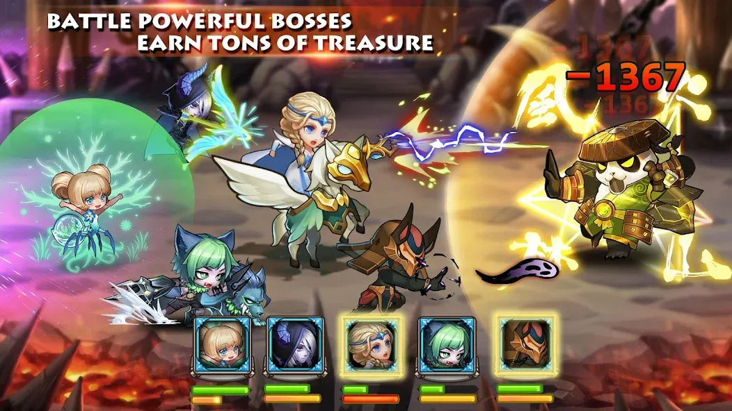 Soul Hunters [MOD: безлимитные ресурсы и мощные герои] Screenshot 4
