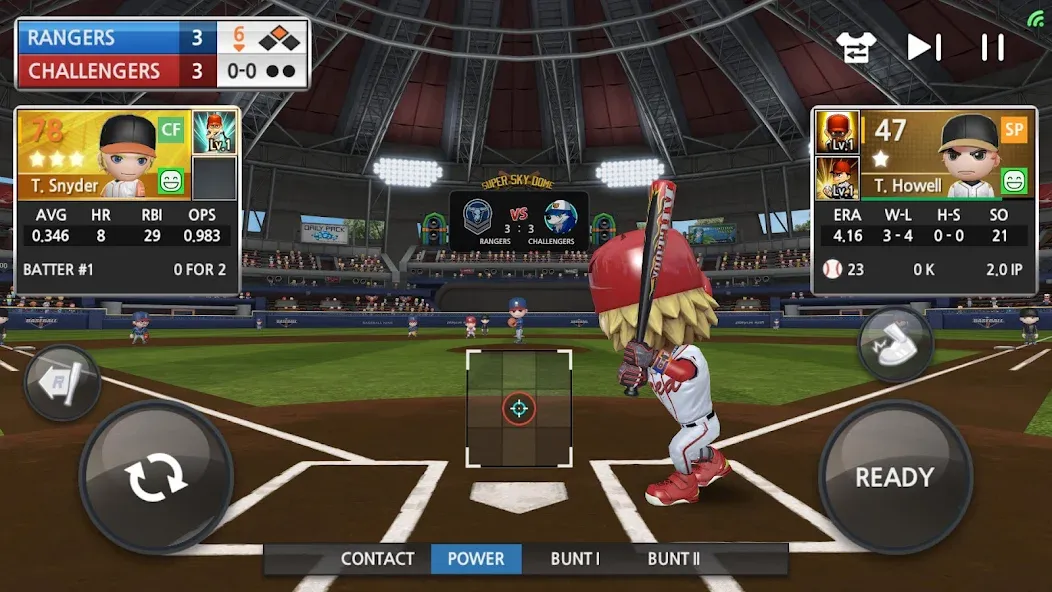 BASEBALL 9 [MOD: безлимитные деньги и энергия] Screenshot 1
