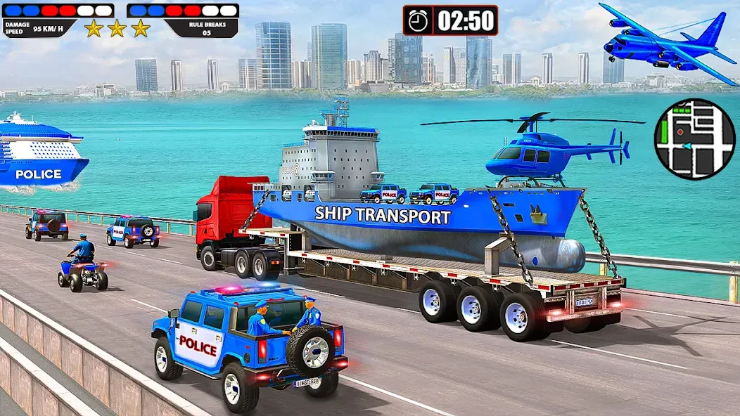 Police Car Driving: Car Games [MOD: безлимитные деньги и топливо] Screenshot 5