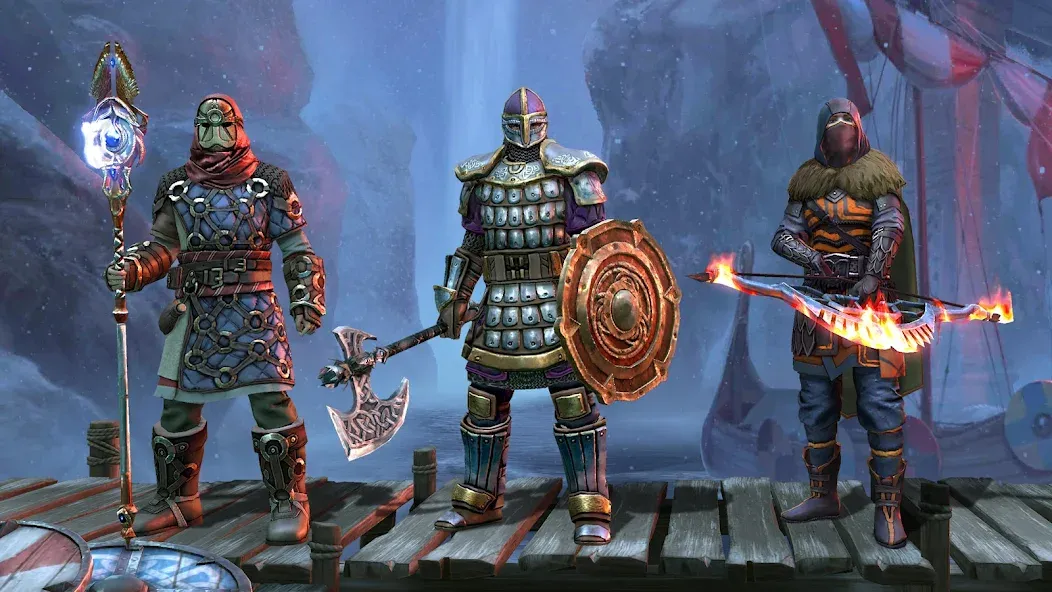 Frostborn: Action RPG [MOD: безлимитные ресурсы и усиленный персонаж] Screenshot 2