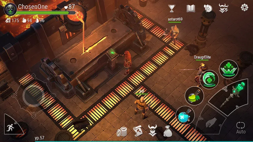 Frostborn: Action RPG [MOD: безлимитные ресурсы и усиленный персонаж] Screenshot 4