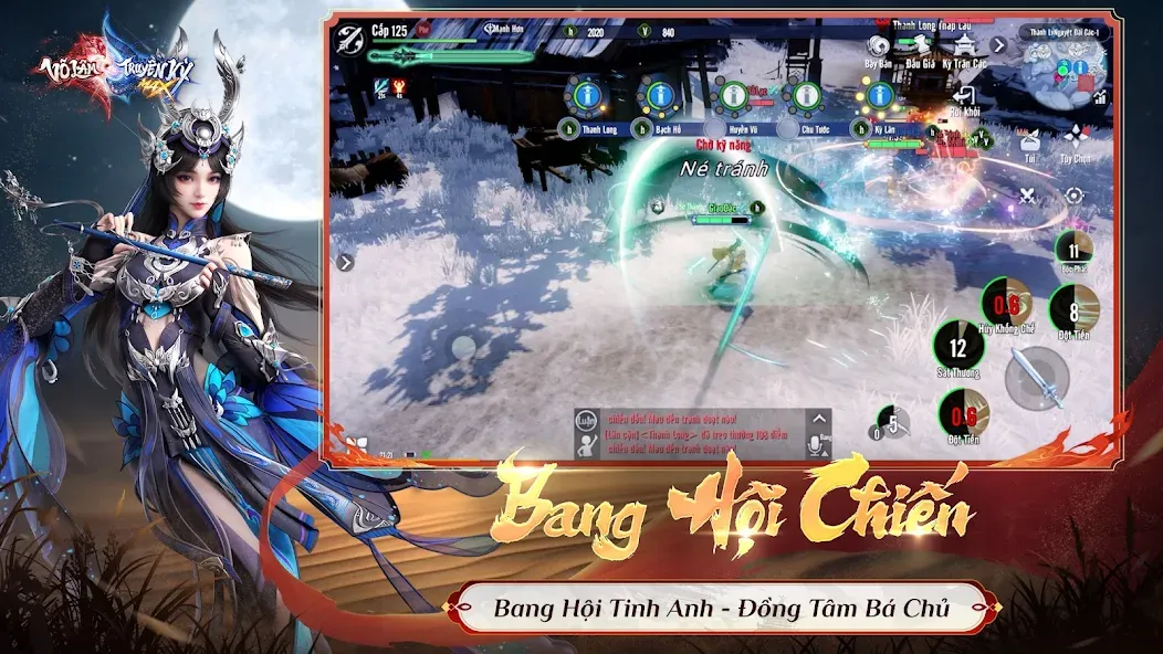 Võ Lâm Truyền Kỳ MAX [MOD: безлимитные ресурсы и усиленные навыки] Screenshot 3