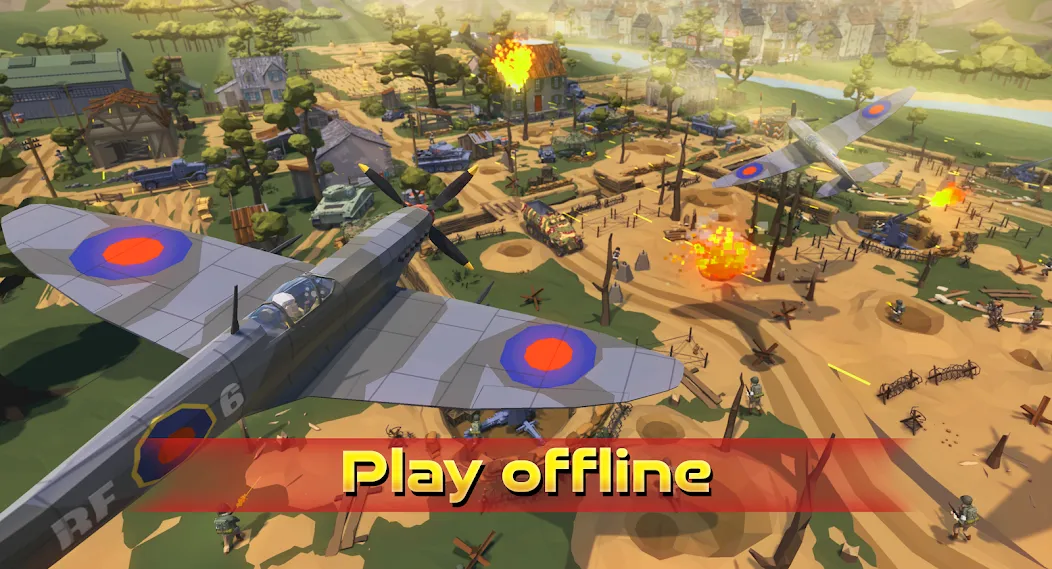 World War [MOD: безлимитные ресурсы и оружие] Screenshot 2