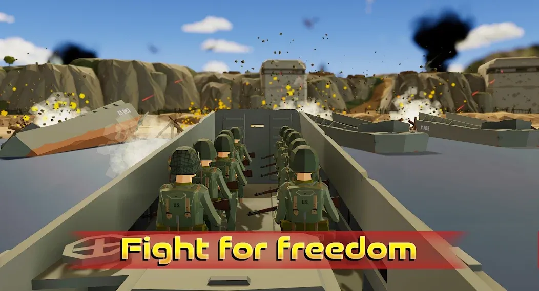 World War [MOD: безлимитные ресурсы и оружие] Screenshot 5