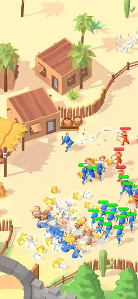 Warrior Factory [MOD: безлимитные ресурсы и улучшения] Screenshot 1