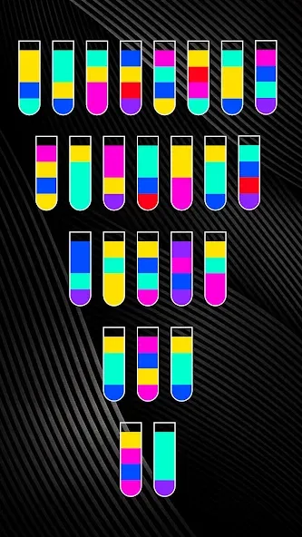SortPuz 3D: Water Color Sort [MOD: безлимитные монеты и все уровни] Screenshot 4