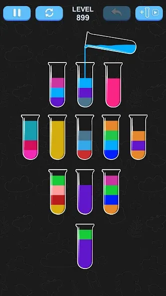 Water Sort Puzzle [MOD: без рекламы и все уровни открыты] Screenshot 2