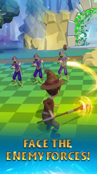 Wizardio [MOD: много золота и мощные заклинания] Screenshot 1