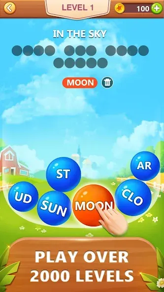 Word Bubble Puzzle - Word Game [MOD: без рекламы и подсказки] Screenshot 1