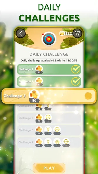 Word Connect - Words of Nature [MOD: безлимитные подсказки и открытые уровни] Screenshot 3
