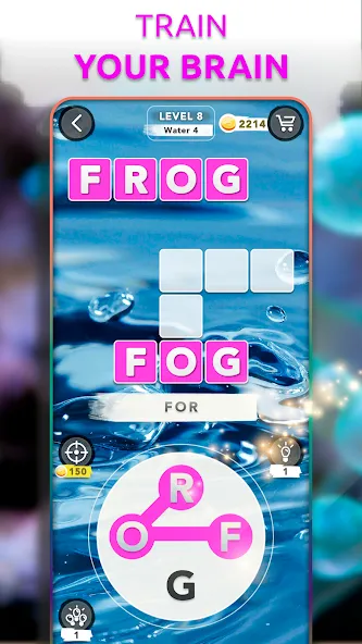 Word Connect - Words of Nature [MOD: безлимитные подсказки и открытые уровни] Screenshot 4