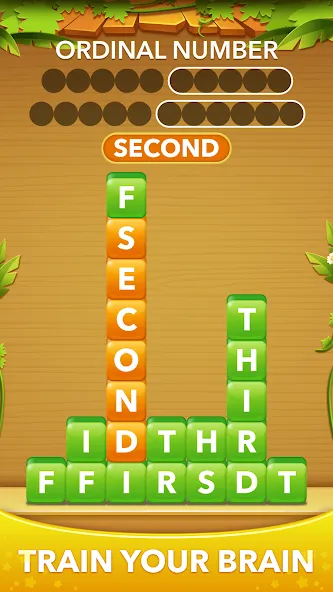 Word Heaps -Connect Stack Word [MOD: безлимитные подсказки и открыты все уровни] Screenshot 1