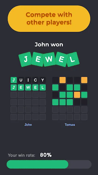 Wordly - unlimited word game [MOD: безлимитные попытки и подсказки] Screenshot 4