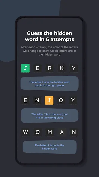 Wordly - unlimited word game [MOD: безлимитные попытки и подсказки] Screenshot 5